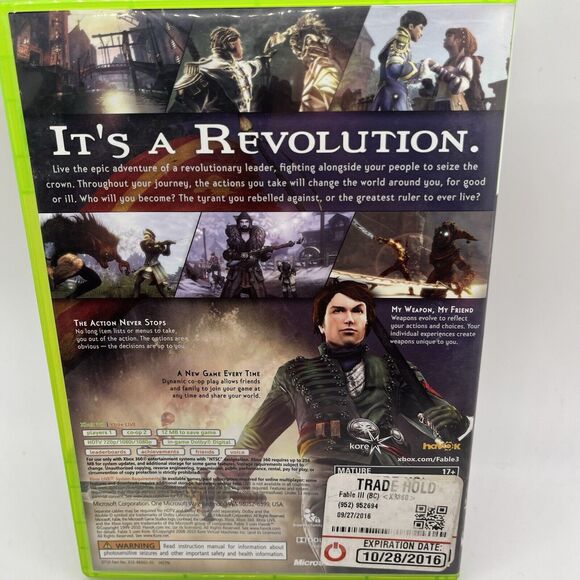 Fable 3 III (Microsoft Xbox 360, 2010) - Tested - Picture 3 of 6
